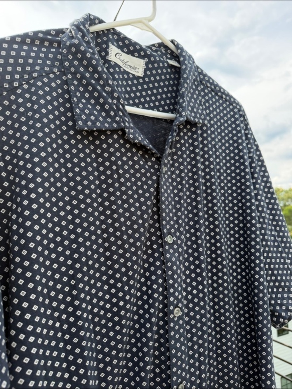 NWOT Black and White Men's Shirt